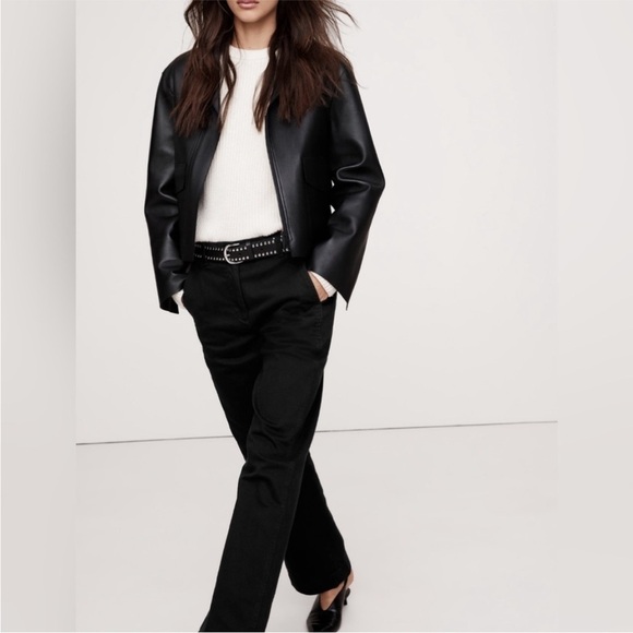 NWT! Banana Republic Black The Weekender Straight Leg Pant - Multiple Sizes 🔹 - Picture 8 of 15